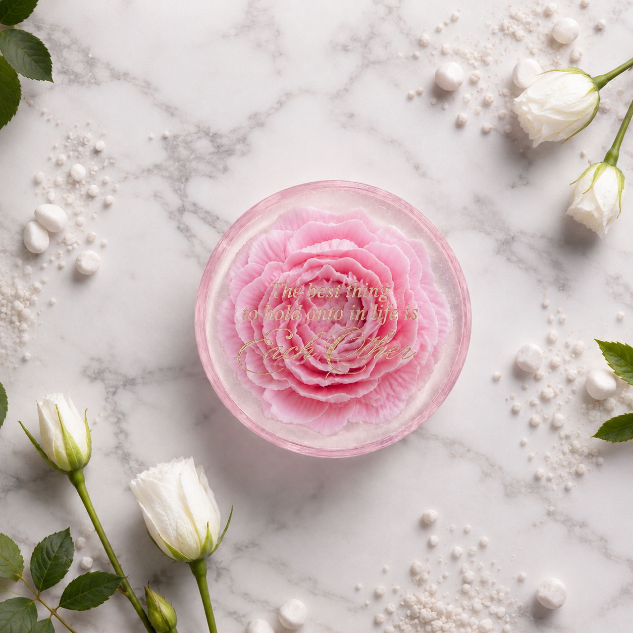 Peony Crystal Soap