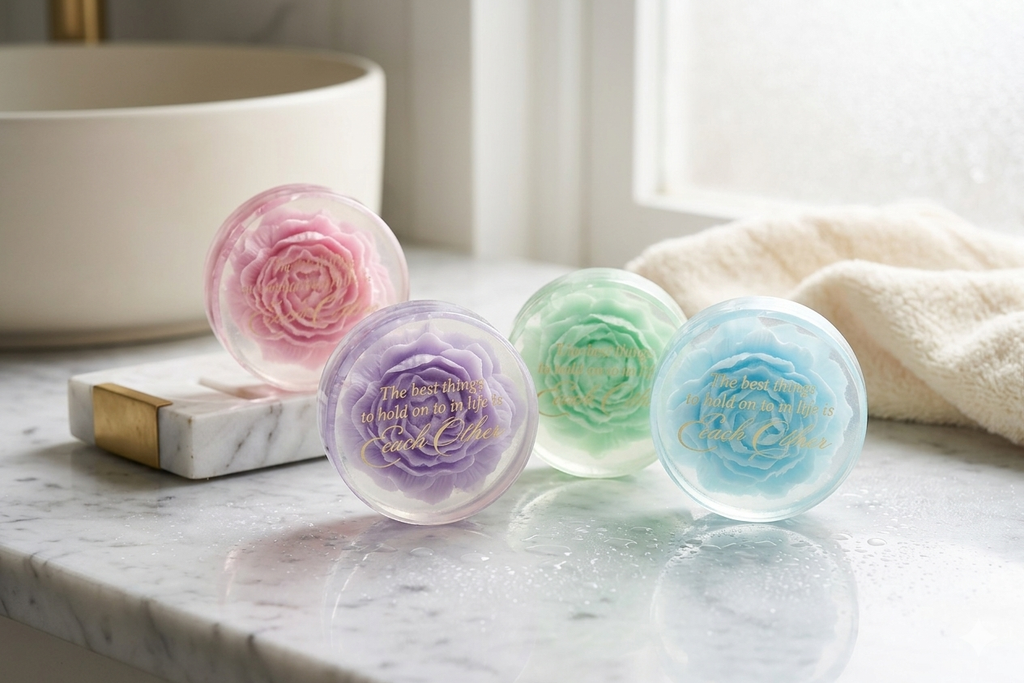 Peony Crystal Soap